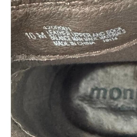 Montana Women’s Leather Side Zip Buckle & Button Accent Ankle Boots 10 M Black - Picture 9 of 10